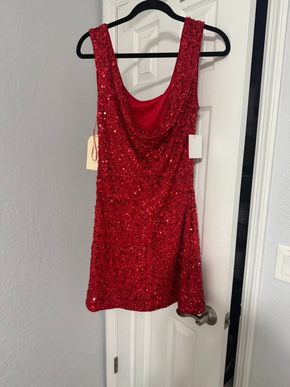 New Red Sequin Dress